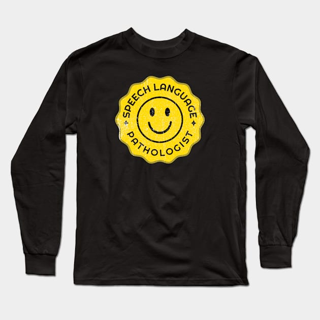 speech language - emblem ogirginal Long Sleeve T-Shirt by Can Photo